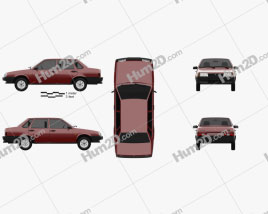 VAZ Lada 21099 1990 car clipart