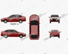 VAZ Lada Granta liftback 2018 car clipart