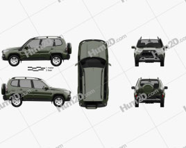 VAZ Lada Niva Travel 2021 car clipart