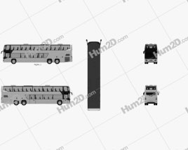 VDL Futura FDD2 Bus 2015 clipart