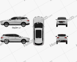 VGV U70 2019 car clipart