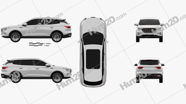 VGV U70 2019 car clipart