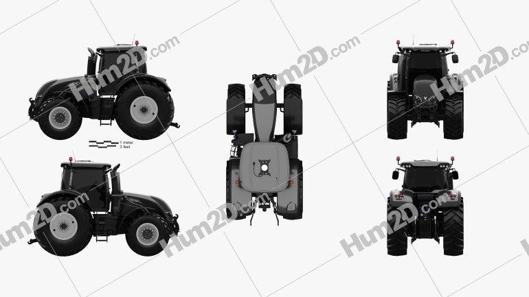 Valtra Serie S Tractor 2019 Tractor clipart