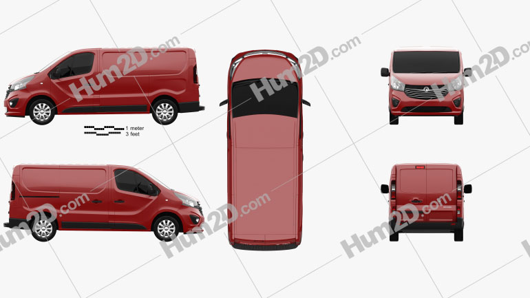 Vauxhall Vivaro Furgão L1H1 2014 clipart