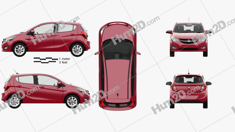 Vauxhall Viva SL mit HD Innenraum 2015 Blueprint