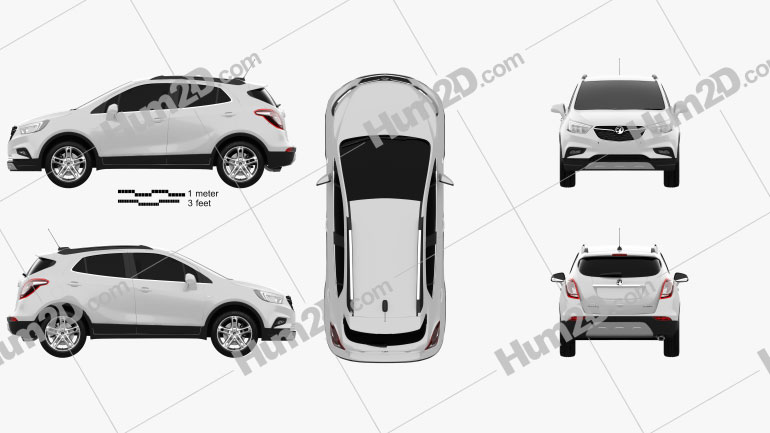 Vauxhall Mokka X 2017 Imagem Clipart