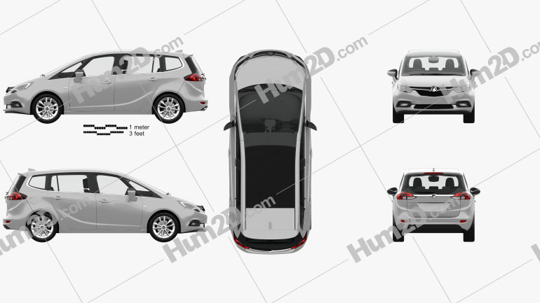 Vauxhall Zafira (C) Tourer with HQ interior 2016 PNG Clipart