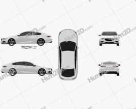 Vauxhall Insignia Grand Sport 2017 car clipart