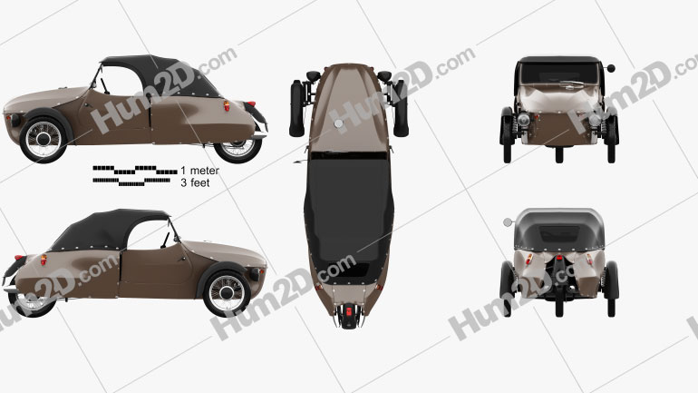 Velorex 16/250 1958 Blueprint