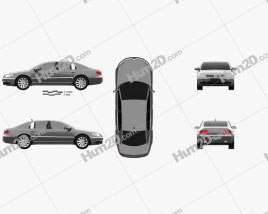 Volkswagen Phaeton 2011 car clipart