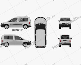 Volkswagen Caddy 2011 clipart