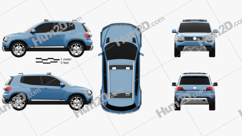 Volkswagen Taigun 2012 PNG Clipart