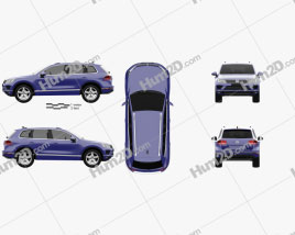 Volkswagen Touareg 2015 car clipart