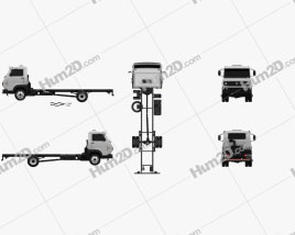 Volkswagen Delivery Chassis Truck 2012 clipart