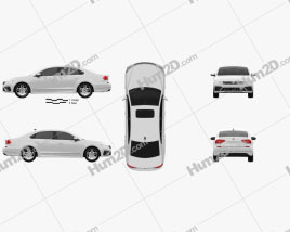 Volkswagen Passat (NMS) R-Line 2016 car clipart