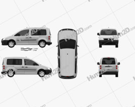 Volkswagen Caddy 2004 clipart