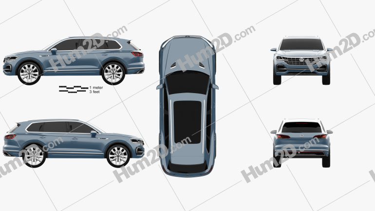 Volkswagen T-Prime GTE 2016 car clipart