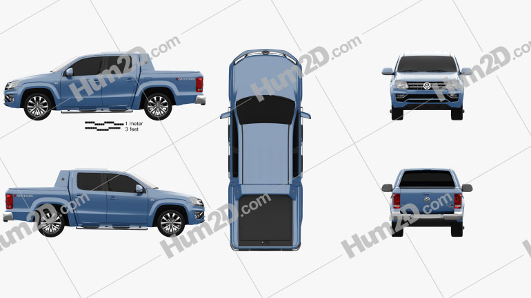 Volkswagen Amarok Crew Cab Aventura 2016 car clipart