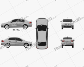 Volkswagen Voyage 2016 car clipart