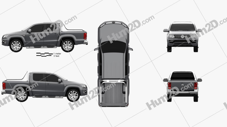 Volkswagen Amarok Crew Cab Ultimate 2016 car clipart