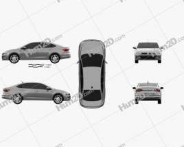 Volkswagen Virtus Highline 2018 car clipart