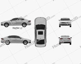 Volkswagen Bora 2019 car clipart