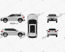 Volkswagen Tharu R-Line 2018 car clipart
