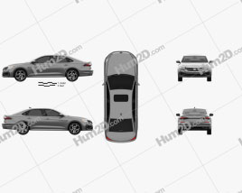 Volkswagen Passat R-Line 2019 car clipart