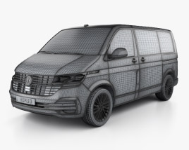 Volkswagen Transporter Multivan Bulli 2022 clipart