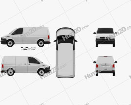 Volkswagen Transporter Furgão Startline 2019 clipart