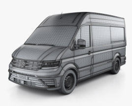 Volkswagen E-Crafter Panel Van L1H2 2020 clipart