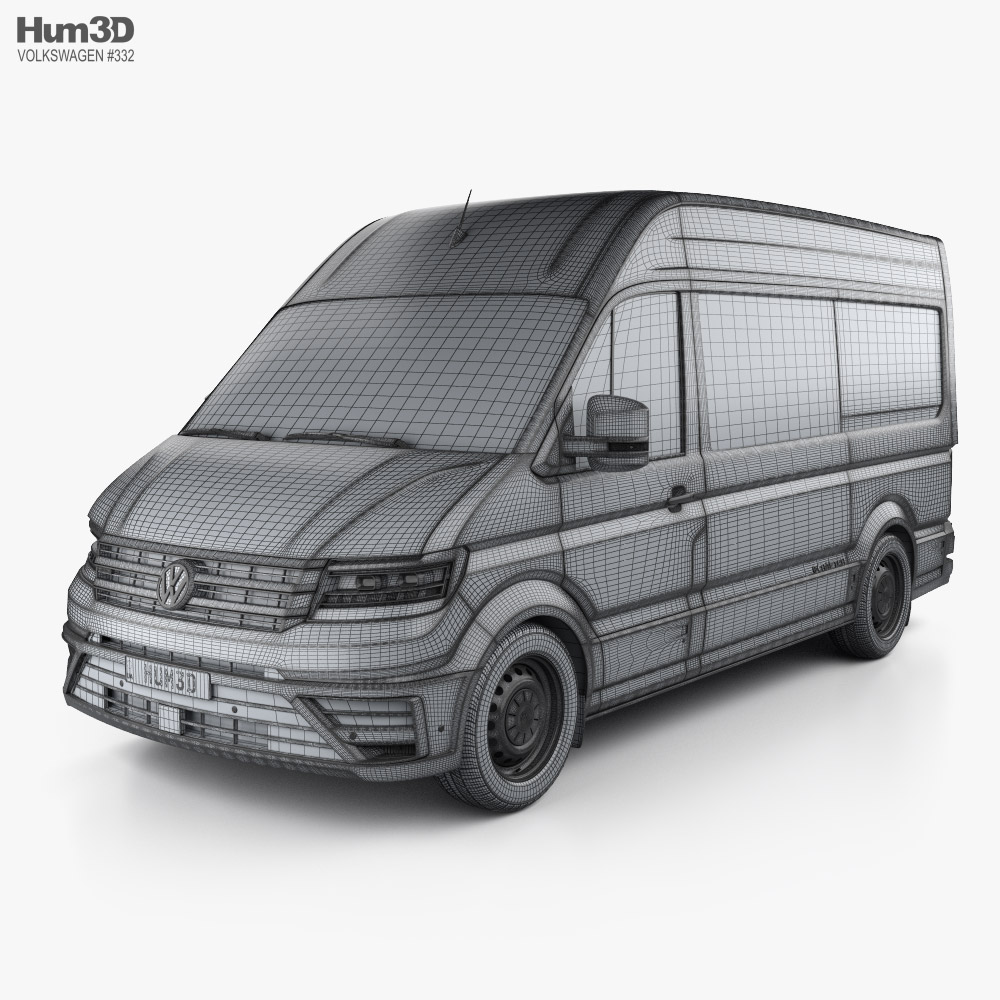 Volkswagen E-Crafter Panel Van L1H2 2020 clipart