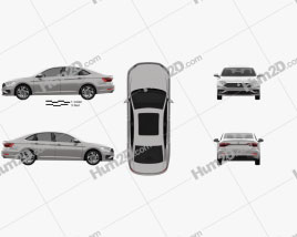 Volkswagen Sagitar 2019 car clipart