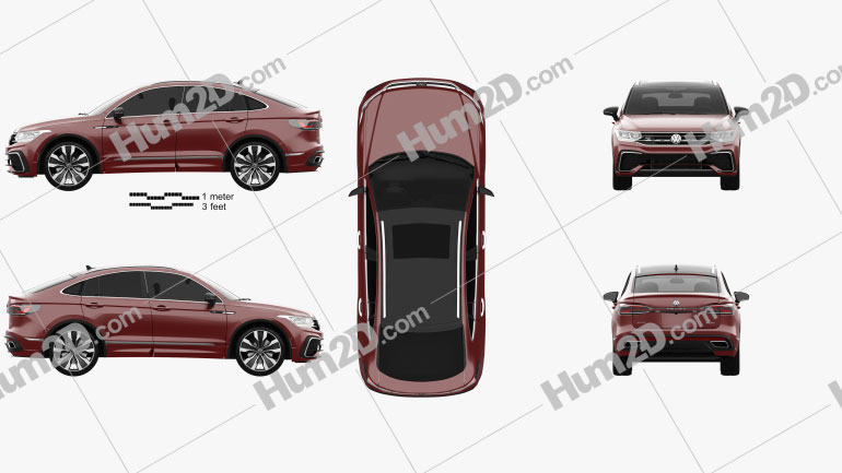 Volkswagen Tiguan X R-line CN-spec 2020 car clipart