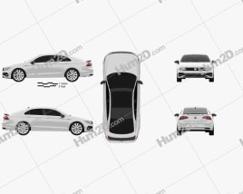 Volkswagen Lamando 2021 car clipart