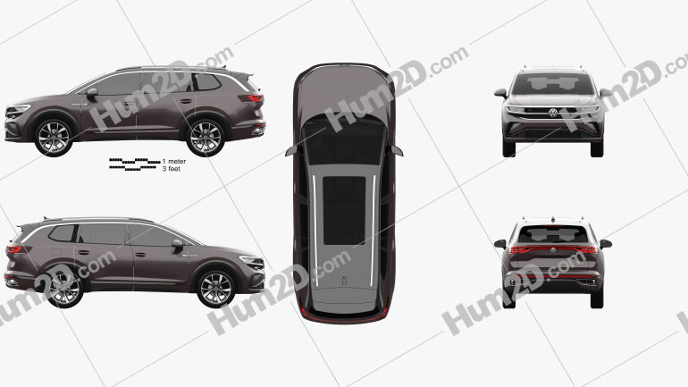 Volkswagen Talagon 2022 PNG Clipart