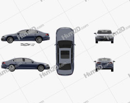 Volkswagen Phideon 2020 car clipart