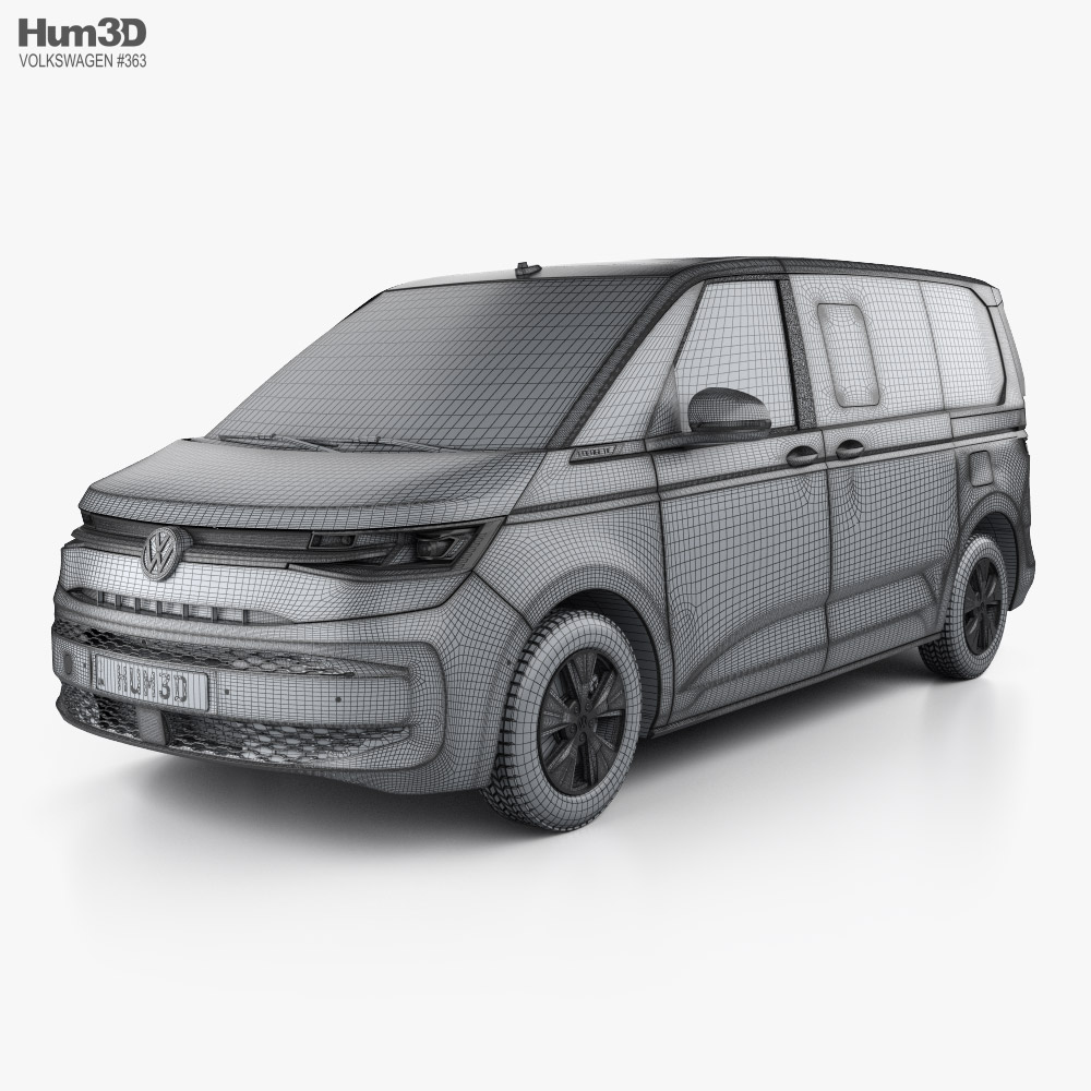 Volkswagen Transporter (T7) Multivan eHybrid 2024 3D model