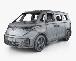 Volkswagen ID Buzz with HQ interior 2024 clipart