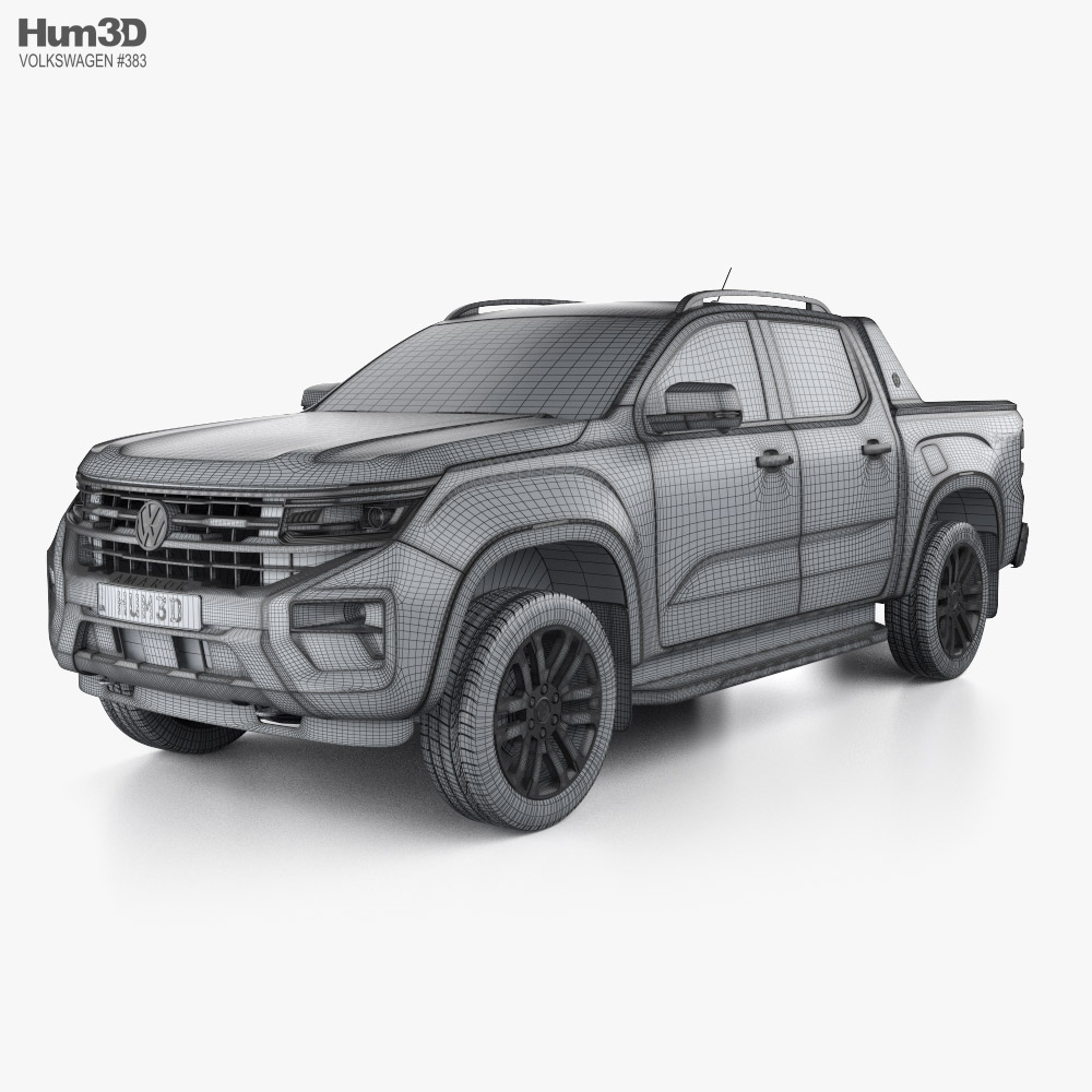 Volkswagen Amarok Double Cab Aventura 2024 3D model