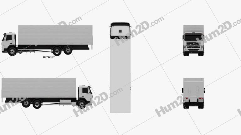 Volvo FM Truck 6×2 Delivery 2010 PNG Clipart