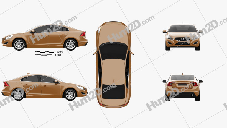 Volvo S60 2011 PNG Clipart