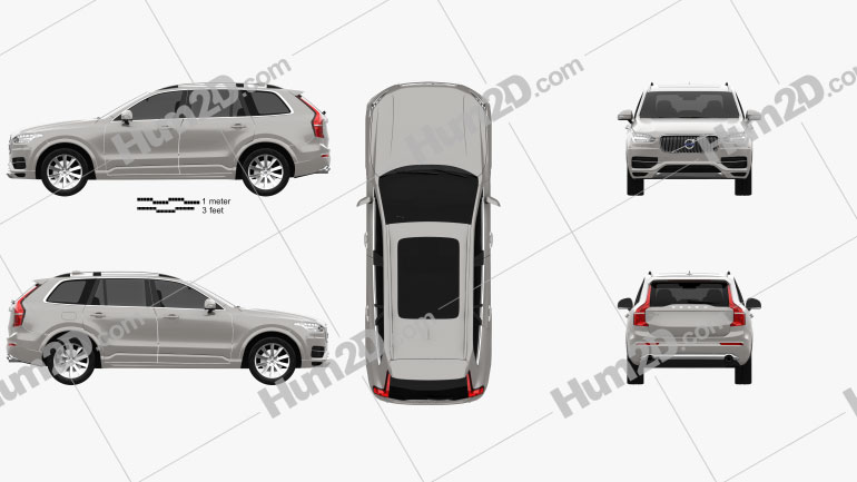 Volvo XC90 T5 2015 PNG Clipart
