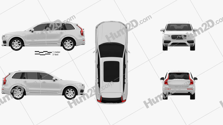 Volvo XC90 T8 2015 PNG Clipart