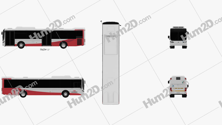 Volvo B7RLE Bus 2015 clipart