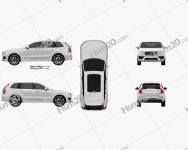 Volvo XC90 Heico 2016 car clipart