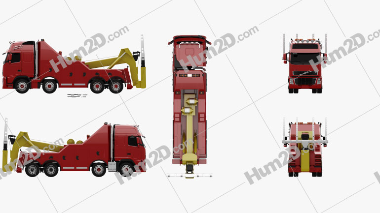 Volvo FH Tow Truck 2008 PNG Clipart