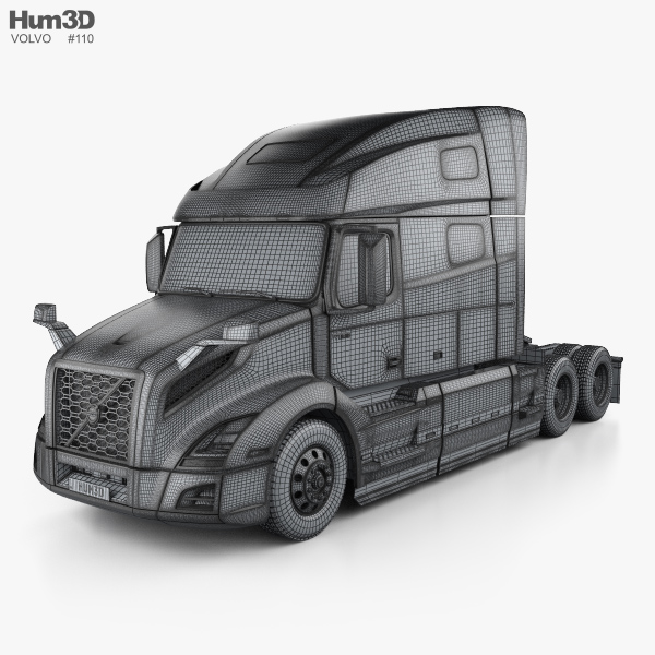 Volvo VNL (760) Tractor Truck 2020 clipart