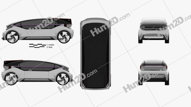 Volvo 360c 2018 PNG Clipart