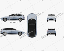 Volvo Recharge 2021 car clipart